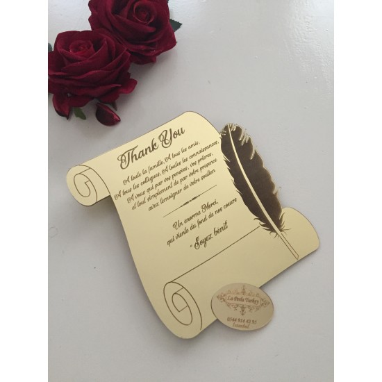 Teşekkür Kartı HD45K