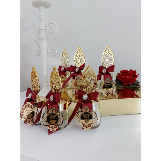 HDM693Hediyelik Cam Şeker Şişesi