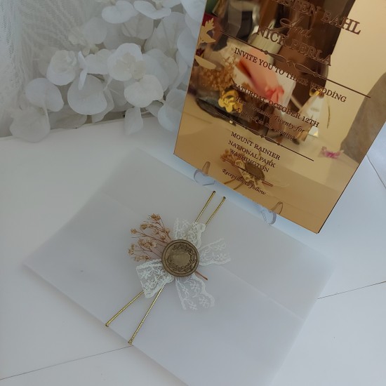 HDM23 ACRYLIC MIRROR INVITATION