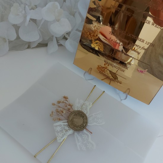 HDM23 ACRYLIC MIRROR INVITATION