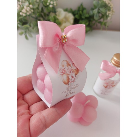 HDM2132 CANDLE AND GLASS BOTTLE