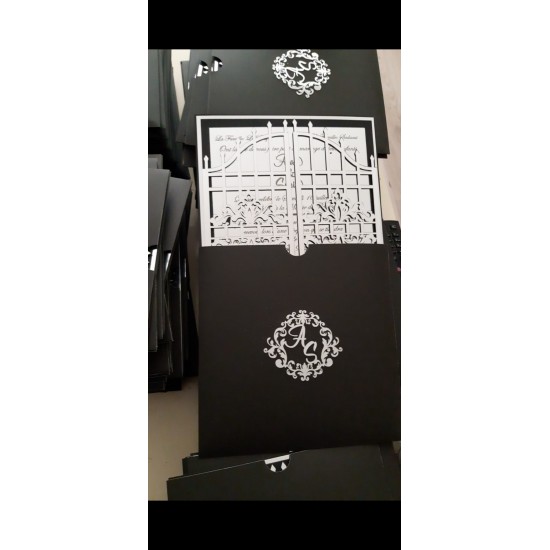 Aynalı Düğün Davetiyesi HD05DVدعوة الاكريليك