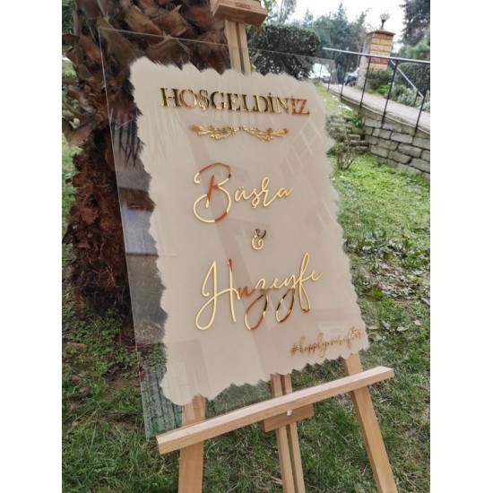 Acrylic Wedding Sign