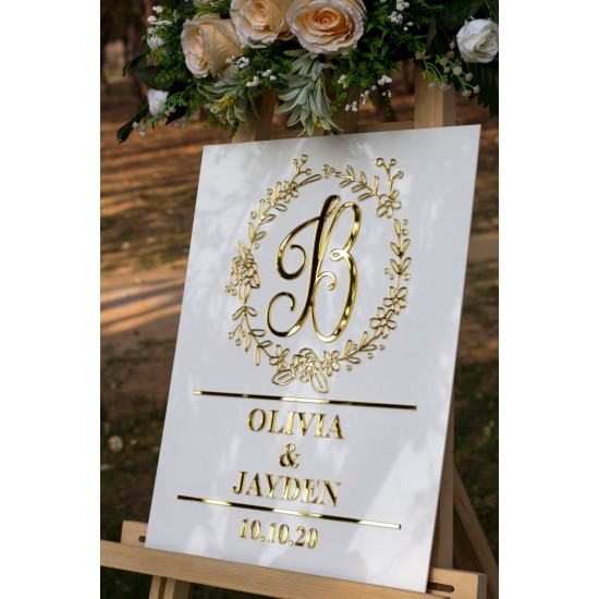 Acrylic Wedding Sign