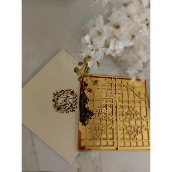 HDM987 AKRİLİK KAPI DAVETİYE