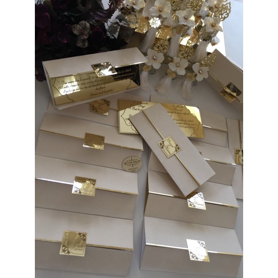 Aynalı Düğün Davetiyesi HD03DV